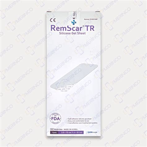 Miếng dán ép sẹo silicone RemScar® TR 3.5cmx15cm trị sẹo lồi sẹo thâm ...
