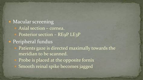 Basic principles of ocular ultrasonography | PPTX