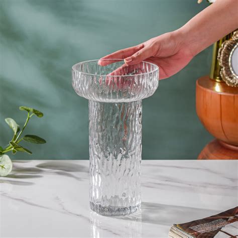 Contemporary Rain Vortex Vase 9 Inch