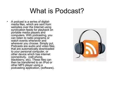 What Is A Podcast | PPT