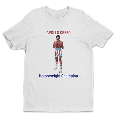 Apollo Creed T-Shirt | Apollo Creed | Rocky II - Cineattire