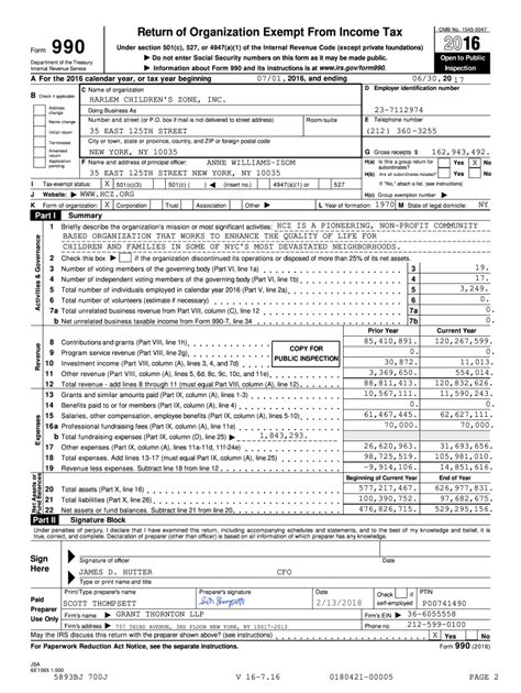 Fillable Online E5893BJ6. HARLEM CHILDREN'S ZONE, INC. Fax Email Print ...