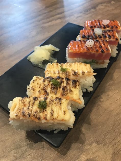 Aburi-style Oshi sushi : r/torontofood
