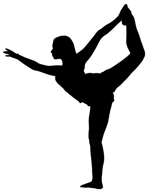 Yoga silhouette image | Public domain vectors
