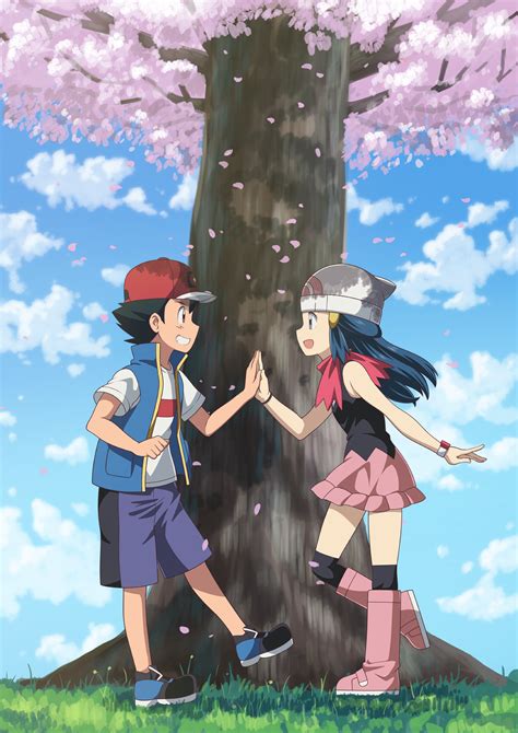 Pokemon Ash And Dawn