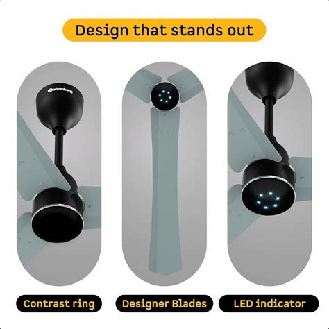 Bldc Ceiling Fan - Atomberg Renesa Halo Smart 1400mm BLDC Ceiling Fan ...