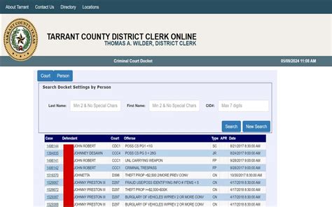 Free Tarrant County Public Records: Marital, Arrest & Criminal Search