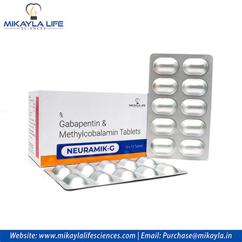 NEURAMIK-G TABLETS Mikayla Life Sciences Pvt. Ltd.