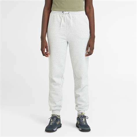 Exeter River Brushed Back Jogger Pant for Women in Light Grey