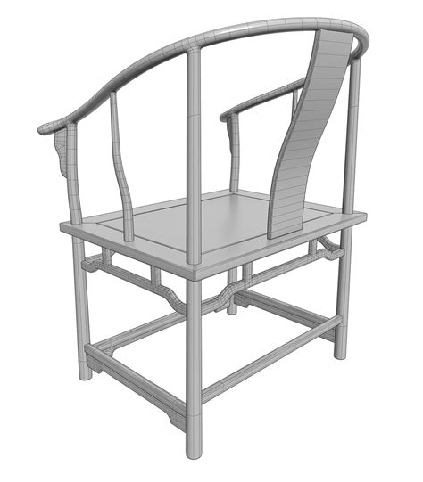 【新中式休闲椅3d模型】建E网_新中式休闲椅3d模型下载[ID:108287159]_打造3d新中式休闲椅模型免费下载平台