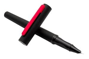 Ledos Yiren 3825 Matte Black Metal Body Fountain Pen With Red Clip ...