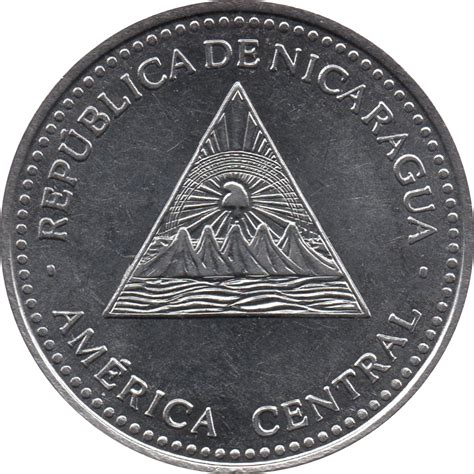 1 Córdoba (Nickel clad steel) - Nicaragua – Numista