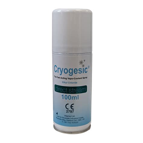 Buy Cryogesic Direct Stream Spray - Ethyl Chloride, 100ml - Dock Pharmacy