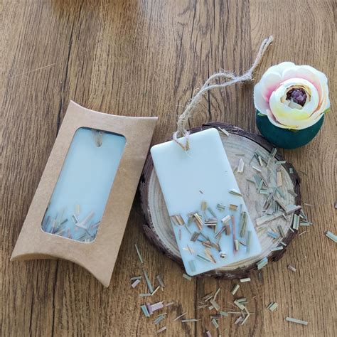 Sachet Tablet Handmade Wax Sachet Lemongrass Scents Home Fragrance for ...