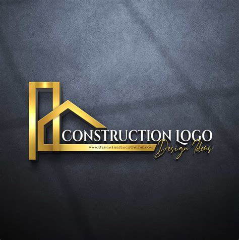 Construction Logo Design Ideas - Online Construction Logo Maker