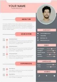 Free Photoshop Resume Template: Design to Success!