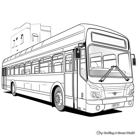 Bus Coloring Pages - Free & Printable!