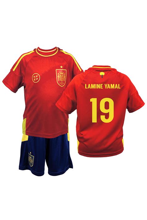 Equipamento Lamine Yamal Espanha Mundial 2026 Réplica Oficial – Criança ...