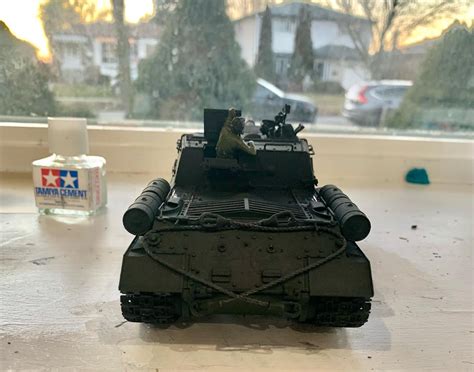 Completed 1/35 scale ISU-152 assault gun from Tamiya : r/modelmakers