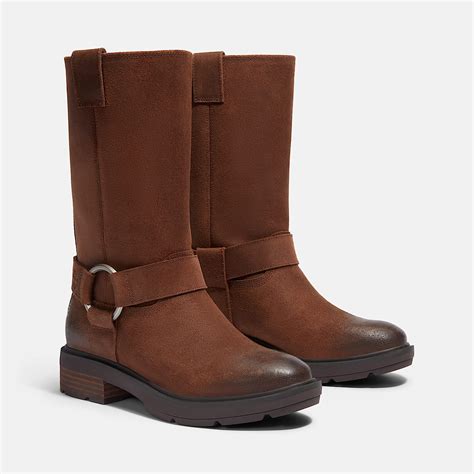 Brimfield Tall Pull On Boot for Women in Dark Brown