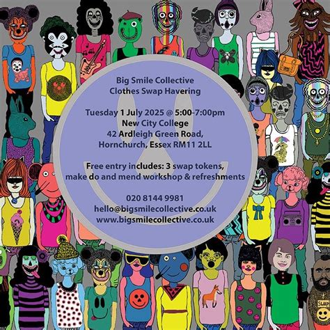 Big Smile Collective - Clothes Swap - Havering, New City College ...