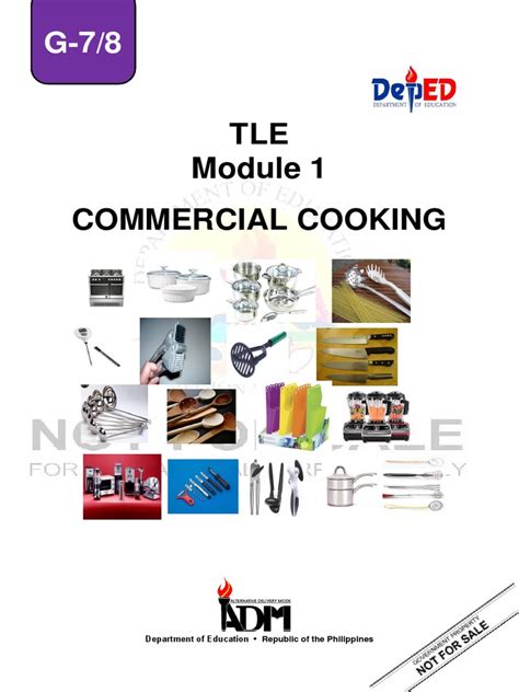 Image result for Grade 8 Tle Cookery Module