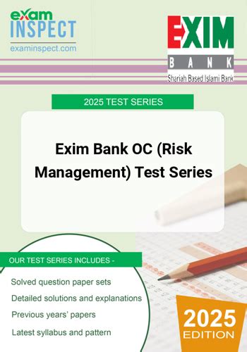 Buy Exim Bank OC (Risk Management) Test Series 2025 Edition - JET Exam ...