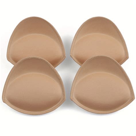Women's Nude Bra Insert Pads Chest Enhancer Removable Lingerie ...