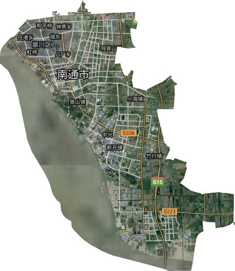 《2020年南通市政区图、市区图》发布！ - 南通市行政区划地图 - 实验室设备网