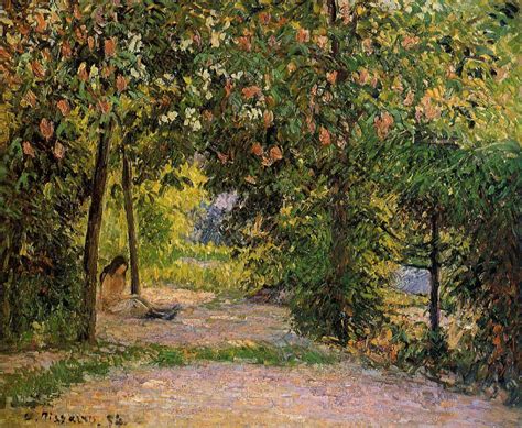 The Garden in Spring, Eragny (1894) by Camille Pissarro – Artchive