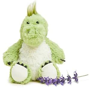 Warmies Cozy Plush Green Dinosaur Fully Microwavable Toy : Amazon.in ...