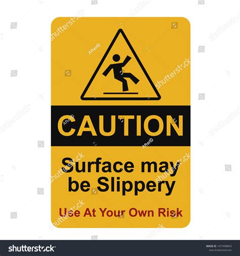 Image result for Slippery Surface Sign