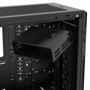 Phanteks Enthoo Pro Mid tower ATX Case Tempered Glass Windows, Black
