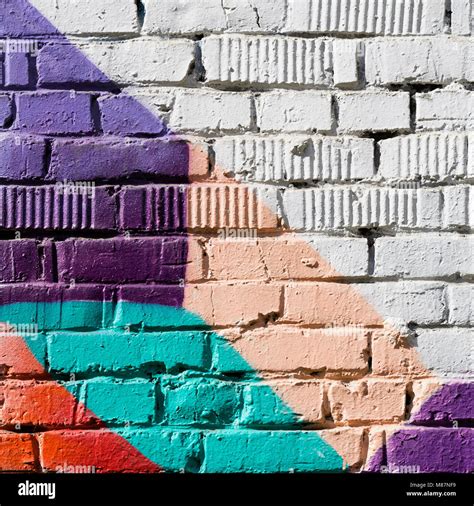 Graffiti Brick Wall Background