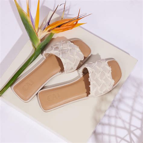 Criss Cross Weaved Flats – The CAI Store