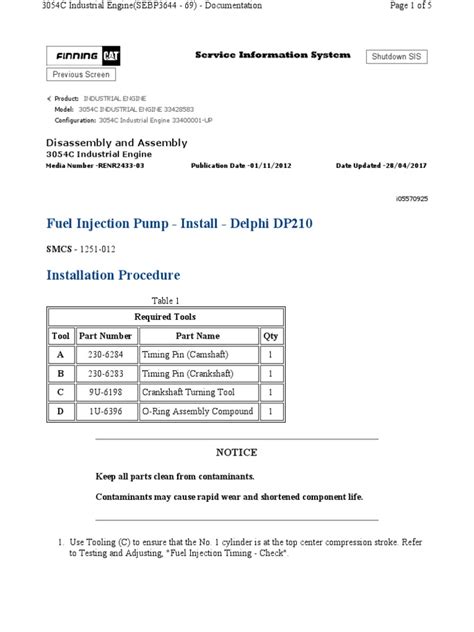 Image result for Delphi Injection Pump Over Speed
