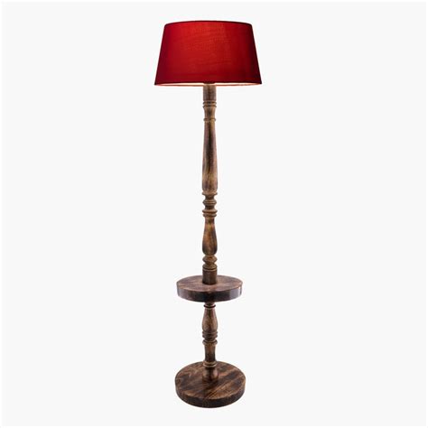 Buy HOMESAKE Wooden Floor Lamp from Homesake at just INR 6798.0