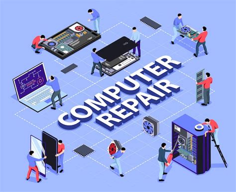 Computer repair cartoon Images - Free Download on Freepik