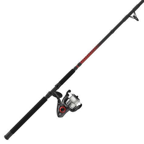 Zebco Verge Spinning Reel and Fishing Rod Combo, 7-Foot 2-Piece Rod ...