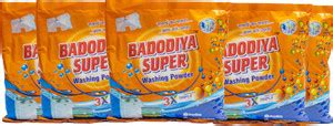 Badodiya Washing Powder 500g x 5 Detergent Powder Price in India - Buy ...