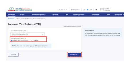 File ITR-2 Online User Manual | Income Tax Department