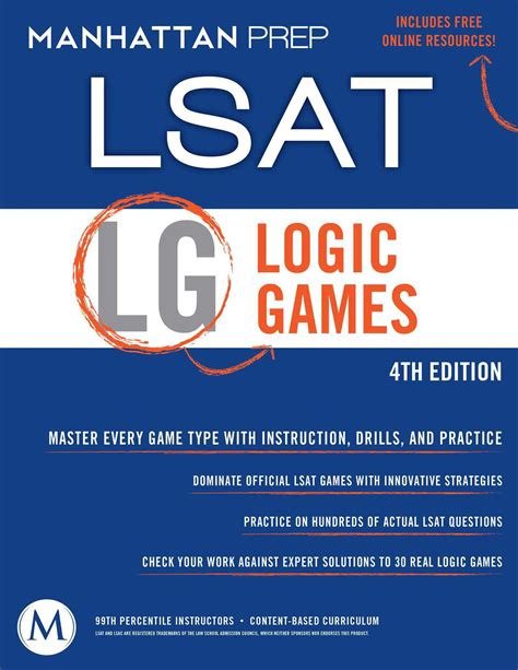Logic Games LSAT Strategy Guide by Manhattan Prep | Goodreads