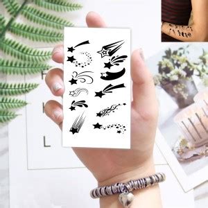 Temporary Tattoowala Stars Design Tattoo For Male And Female Waterproof ...