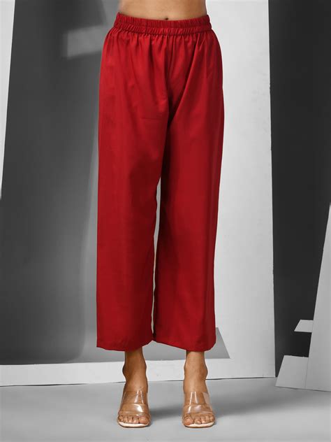 Red Georgette Kurta Set With Floral Embroidery – Charukriti