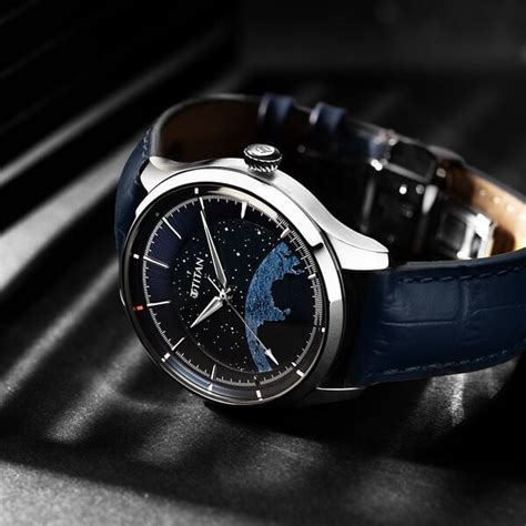 Buy Online Titan Unity Automatic Leather Strap Watch For Men - Limited ...