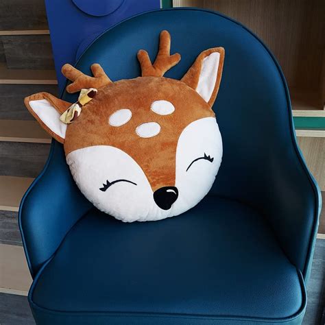 Babique Deer Pillow Plush Soft Toy Stuffed Cute Kids Animal Home Décor ...