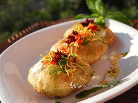 Dahi puri-How to make-Step by step photos