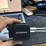 Ambrane 65W Charger Adapter, 3 Ports - 2 Type C & 1 USB for Samsung ...