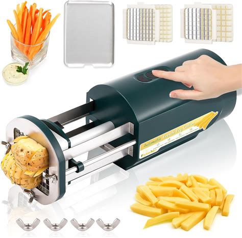 Amazon.com: Electric French Fry Cutter, Sopito Commercial Grade Potato ...