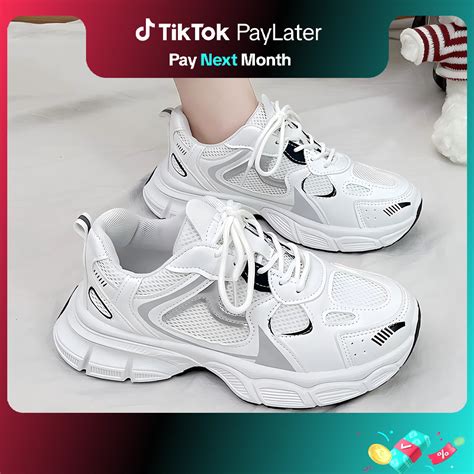 Casual 2025 Fashion comfortable Korean white rubber sneakers - TikTok ...